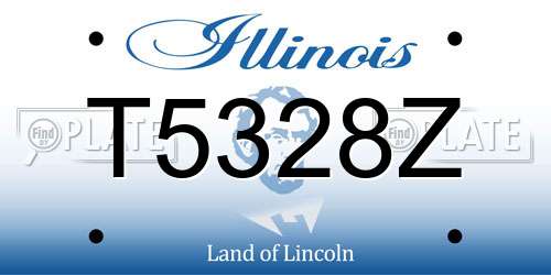 T5328Z Illinois License Plate