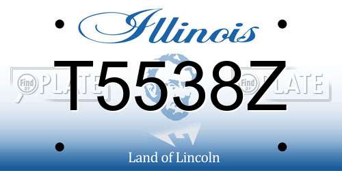 T5538Z Illinois License Plate