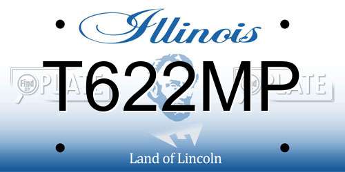 T622MP Illinois License Plate