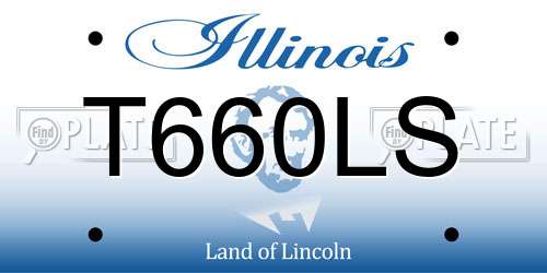 T660LS Illinois License Plate