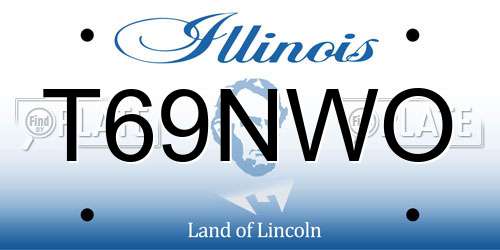 T69NWO Illinois License Plate