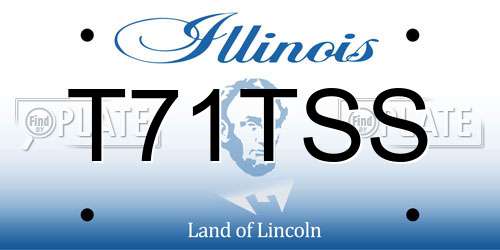 T71TSS Illinois License Plate