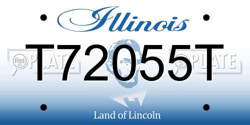 T72055T Illinois License Plate
