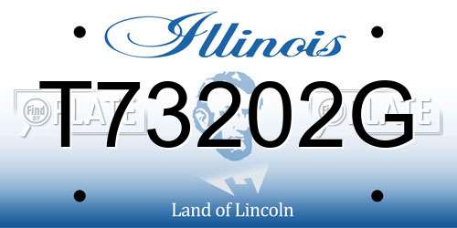T73202G Illinois License Plate