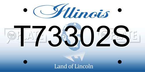 T73302S Illinois License Plate