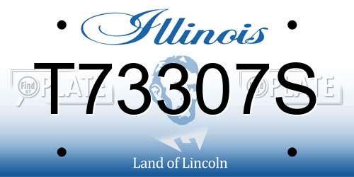 T73307S Illinois License Plate