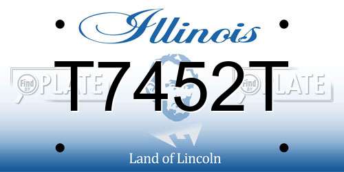 T7452T Illinois License Plate