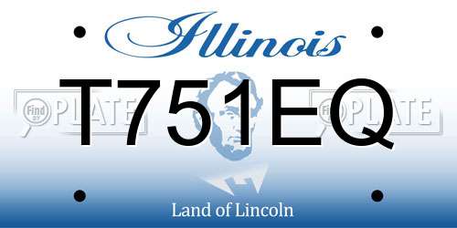 T751EQ Illinois License Plate