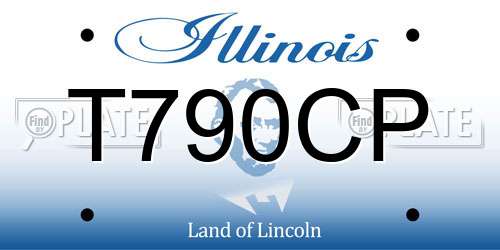 T790CP Illinois License Plate
