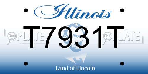 T7931T Illinois License Plate