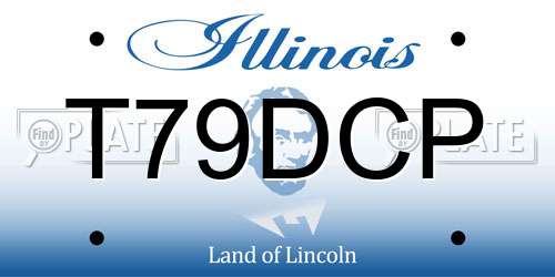 T79DCP Illinois License Plate