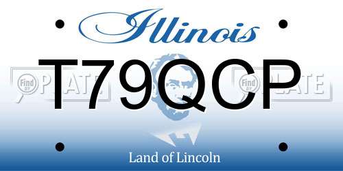 T79QCP Illinois License Plate