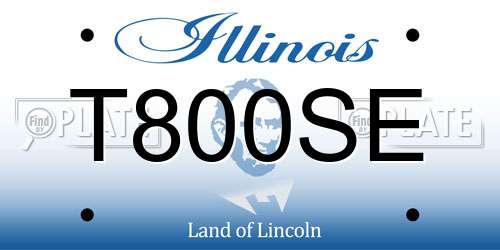 T800SE Illinois License Plate