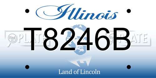 T8246B Illinois License Plate