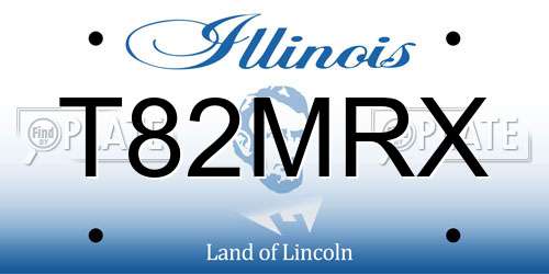 T82MRX Illinois License Plate