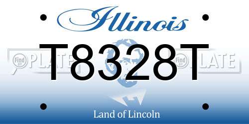 T8328T Illinois License Plate