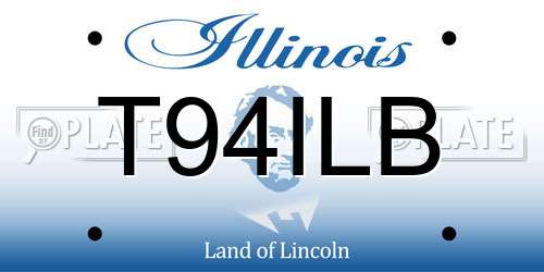T94ILB Illinois License Plate