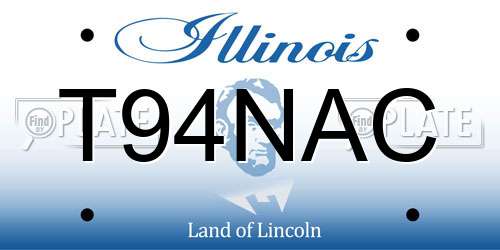 T94NAC Illinois License Plate