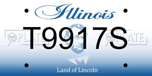 T9917S Illinois License Plate
