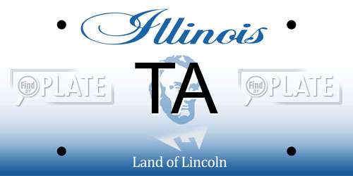 TA Illinois License Plate