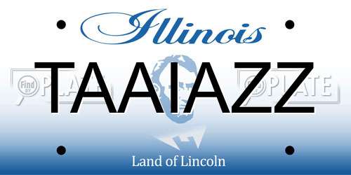 TAAIAZZ Illinois License Plate
