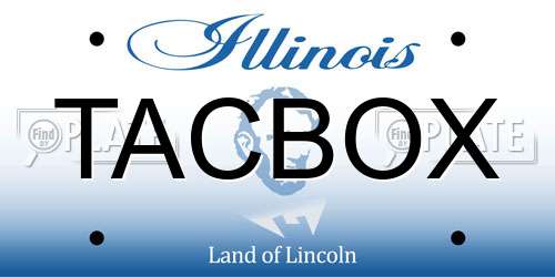 TACBOX Illinois License Plate