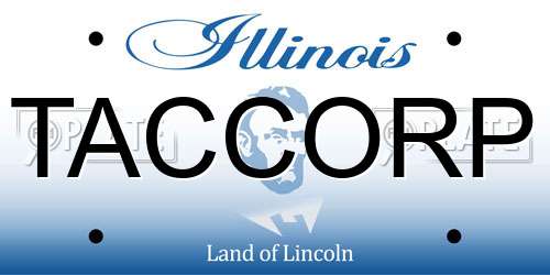TACCORP Illinois License Plate