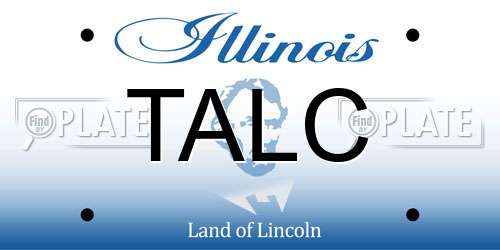 TALC Illinois License Plate