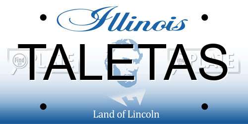 TALETAS Illinois License Plate