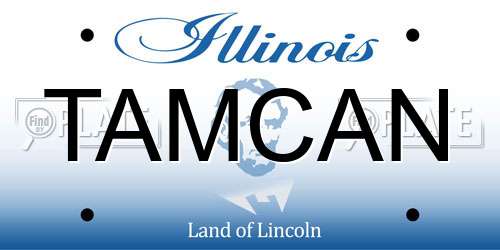 TAMCAN Illinois License Plate