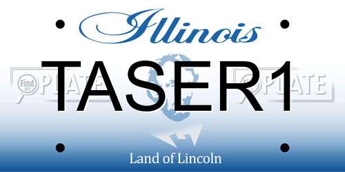 TASER1 Illinois License Plate