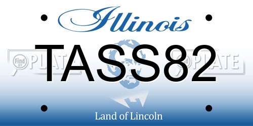 TASS82 Illinois License Plate