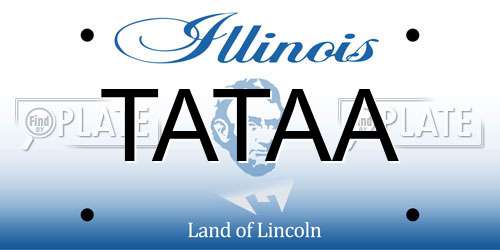 TATAA Illinois License Plate