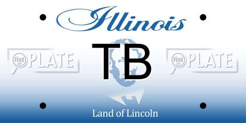 TB Illinois License Plate