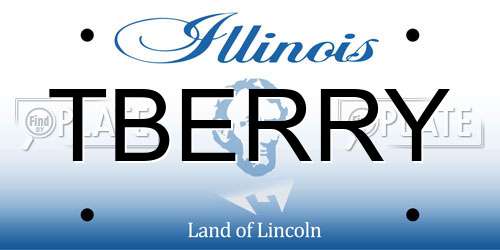 TBERRY Illinois License Plate