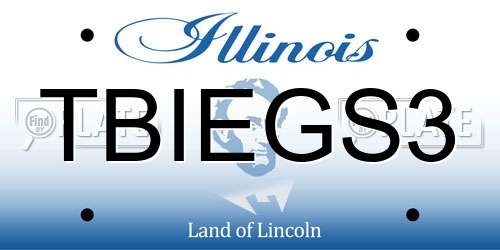 TBIEGS3 Illinois License Plate