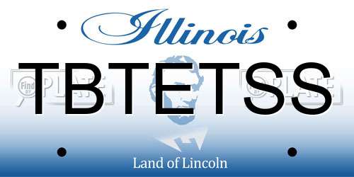 TBTETSS Illinois License Plate