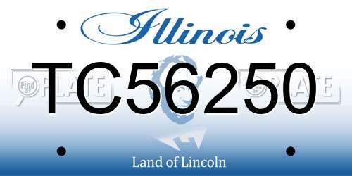 TC56250 Illinois License Plate