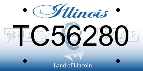 TC56280 Illinois License Plate