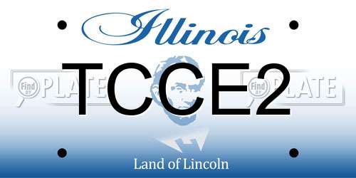 TCCE2 Illinois License Plate