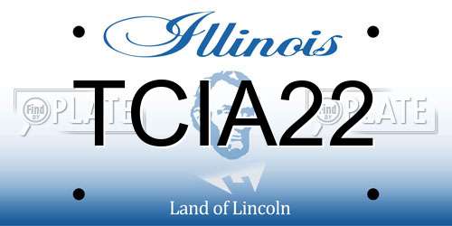 TCIA22 Illinois License Plate