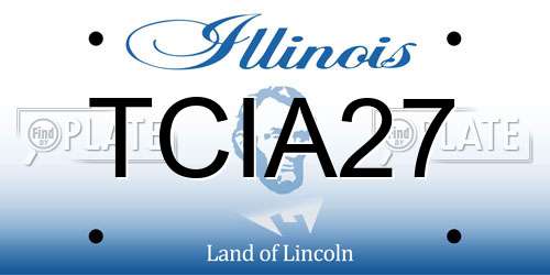 TCIA27 Illinois License Plate