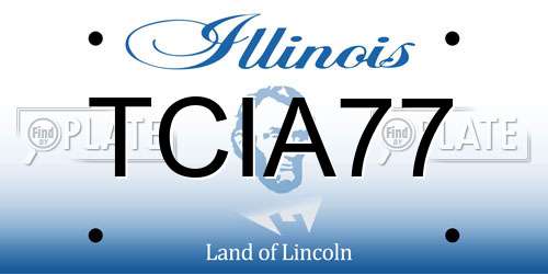 TCIA77 Illinois License Plate