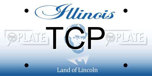 TCP Illinois License Plate