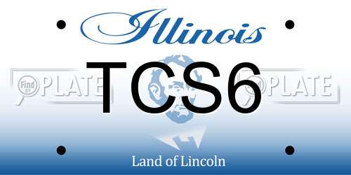 TCS6 Illinois License Plate
