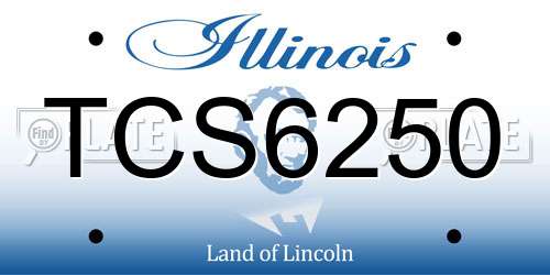 TCS6250 Illinois License Plate
