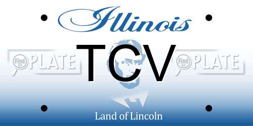 TCV Illinois License Plate