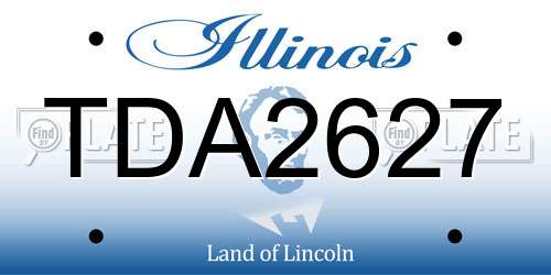 TDA2627 Illinois License Plate