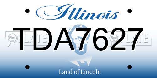 TDA7627 Illinois License Plate