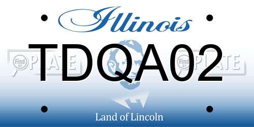 TDQA02 Illinois License Plate